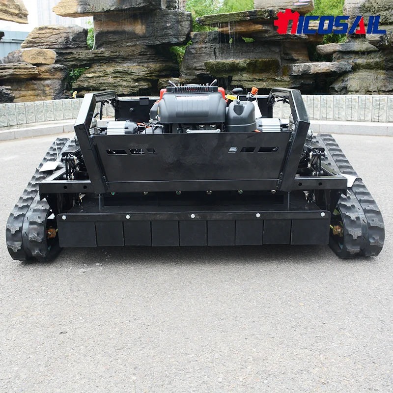 New Arrival Remote Control Crawler Lawn Mower Super Operation Powerful Function Grass Cutter