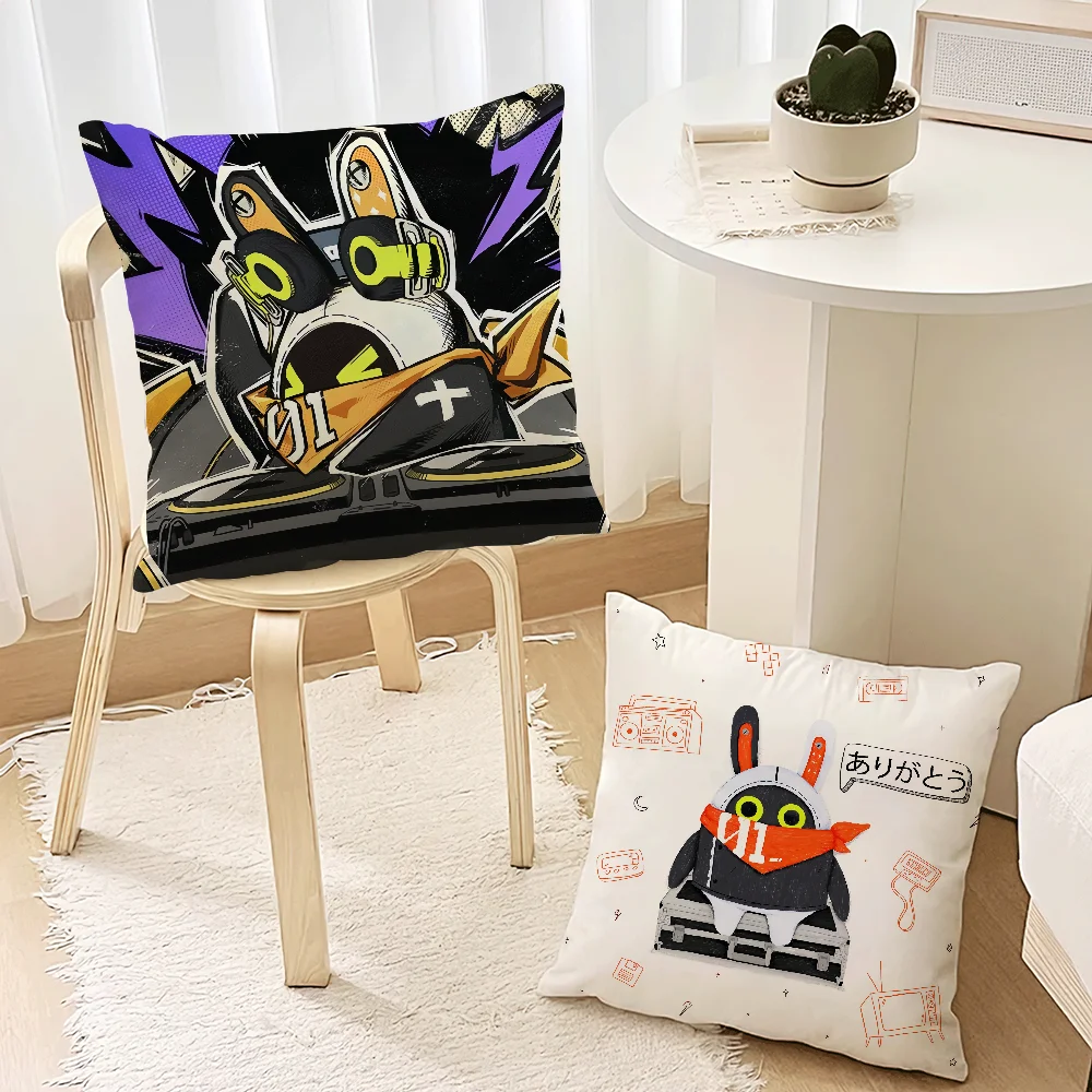 Zenless Zone Zero ZZZ Bangboo Pillow Case Sofa Decorative Home Double-sided Printing Short Plush Cushion Cover