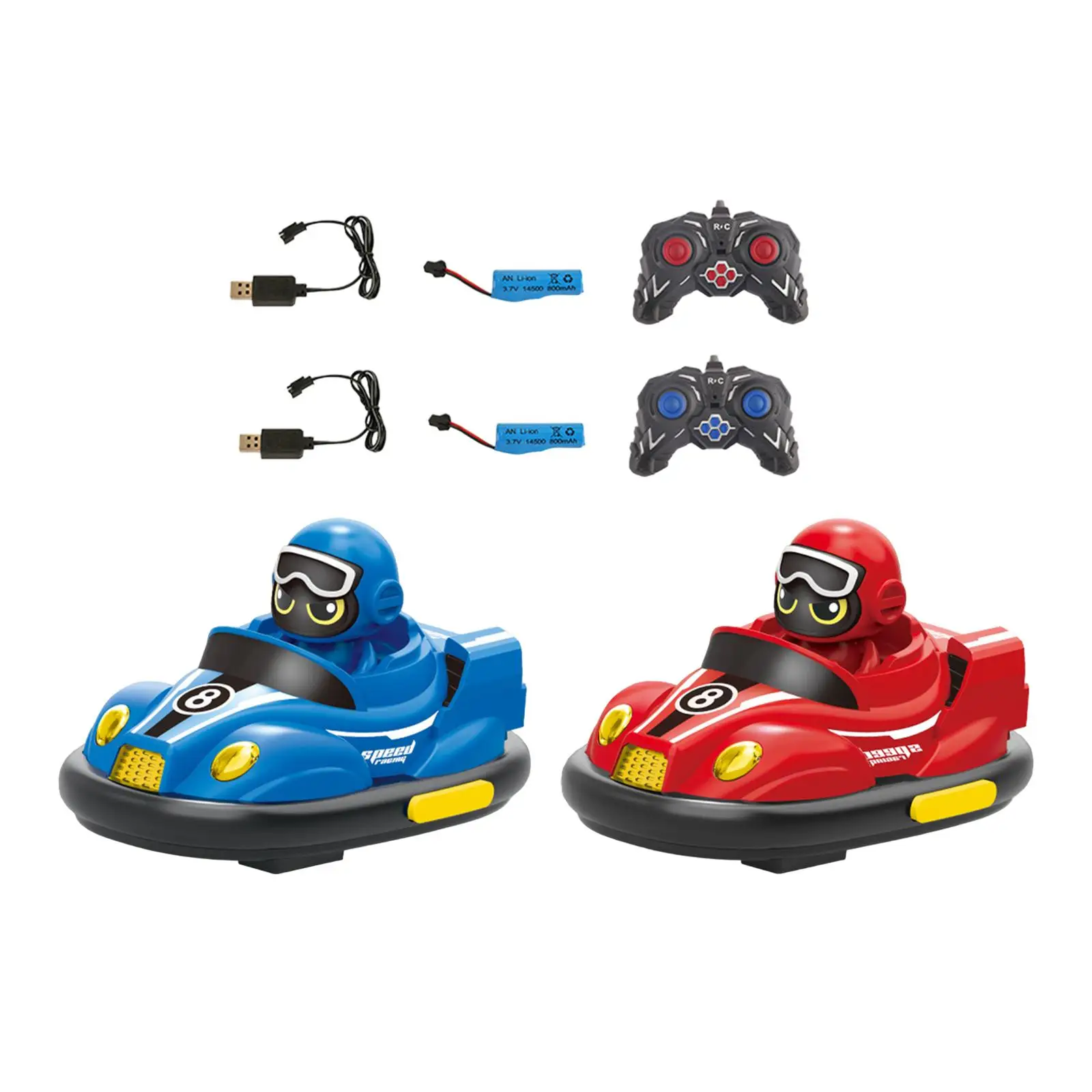 Remote Control Bumper Car Ejecting RC Race Car with Music and Light for Kids Teens Age 3 4 5 6+ Year Old Children Birthday Gift