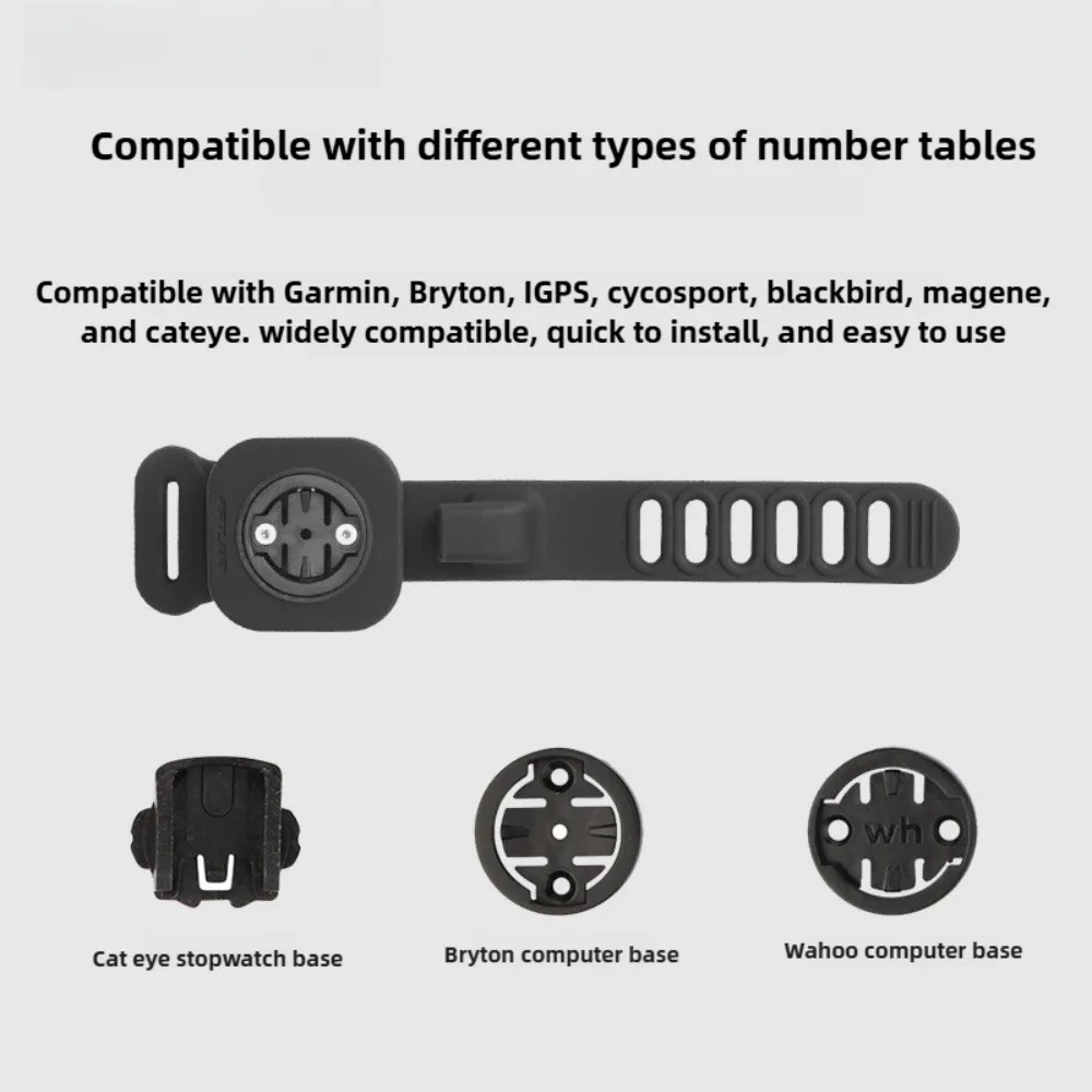 سيليكون دراجة الكمبيوتر قوس رمز متر حامل الطريق الدراجة الجبلية تمديد قوس ل Garmin Bryton WAHOO
