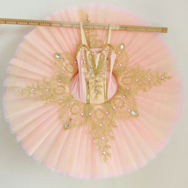 

Adult Kids Flower Girls Professional Ballet Tutu Dress Women Princess Platter Pancake Swan Lake Ballerina Stage Dance Costume