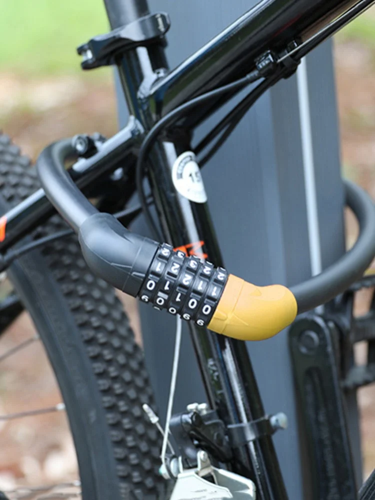 AliExpress NONE Bike Lock 5 Digit Code Combination Universal Bicycle Lock Bicycle Security Locking Equipment MTB Anti-theft Bike Accessories