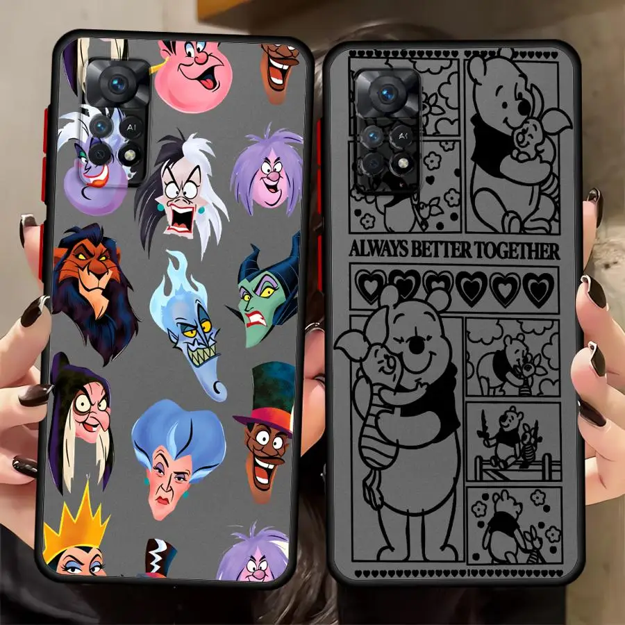 Чехол для Xiaomi Redmi Note 15 13C A4 10 9S 12 13 14 Pro Plus 11 14C, чехол для телефона Disney Pooh And Villain Чехол для Xiaomi Redmi Note 15 13C A4 10 9S 12 13 14 Pro Plus 11 14C, чехол для телефона Disney Pooh And Villain