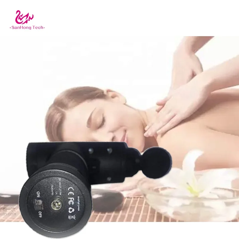 2024 Hot Sell High Quality Cordless Vibration Deep Muscle Fascia Massage Gun Theray Gun Body Message Gun