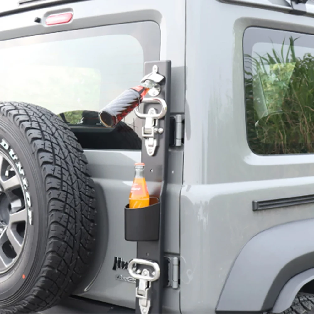 

Lantsun JMN152 Tailgate Ladder Iron Car Foldable Rear Ladder Tailgate Pedal Step for Jimny JB74 2023-2026, 5-Door