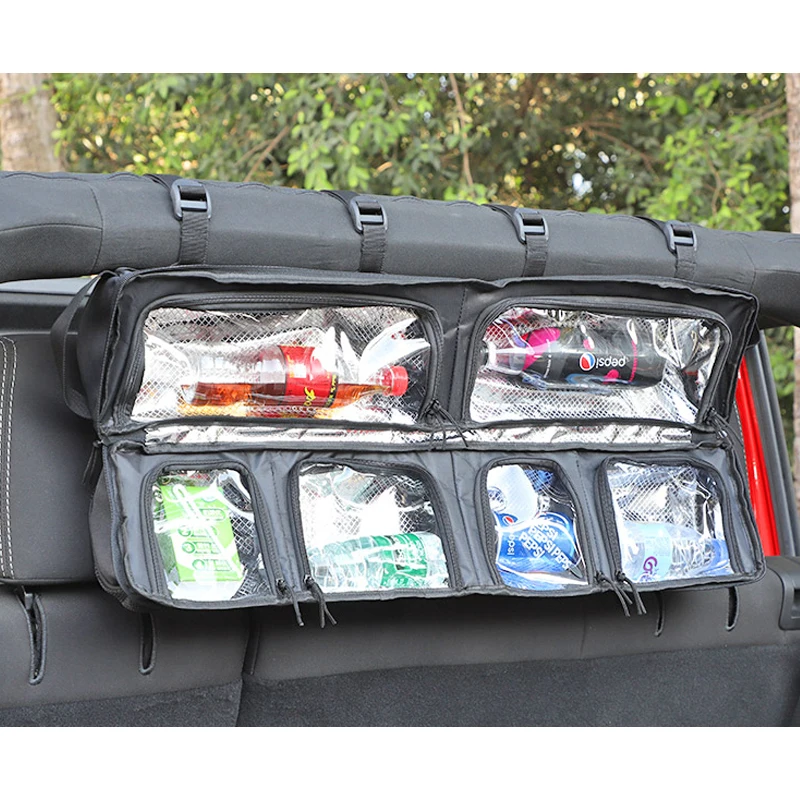 For Baic BJ40 Ickx K2 2021-2022 Tailbox Top Crossbar Storage Bag Roll Cage Storage Bag Car Accessory Accessories for Vehicles