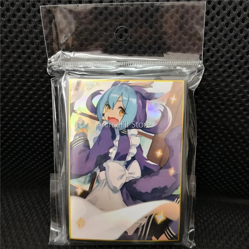 50 stuks/zak spel Yu-Gi-Oh! Wasserij Dragonmaid Kaarthoezen Anime Yugioh Holografische hoes Kaarten Beschermhoes voor cadeau