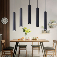 Room Decor Ceiling Pendant Led Lamp Vintage Light Top Hanging Home Kitchen Chandelier Lighting Fixture Bar Counter Long Tube LED