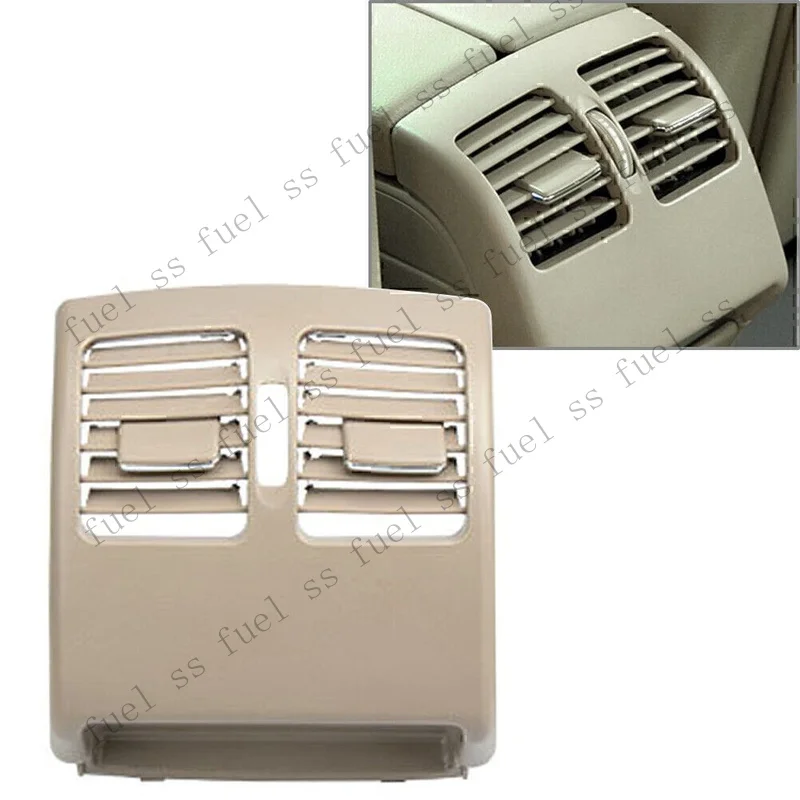 S+ Beige Rear Center Console Air Outlet Vent Grille Cover For Mercedes W204 W207