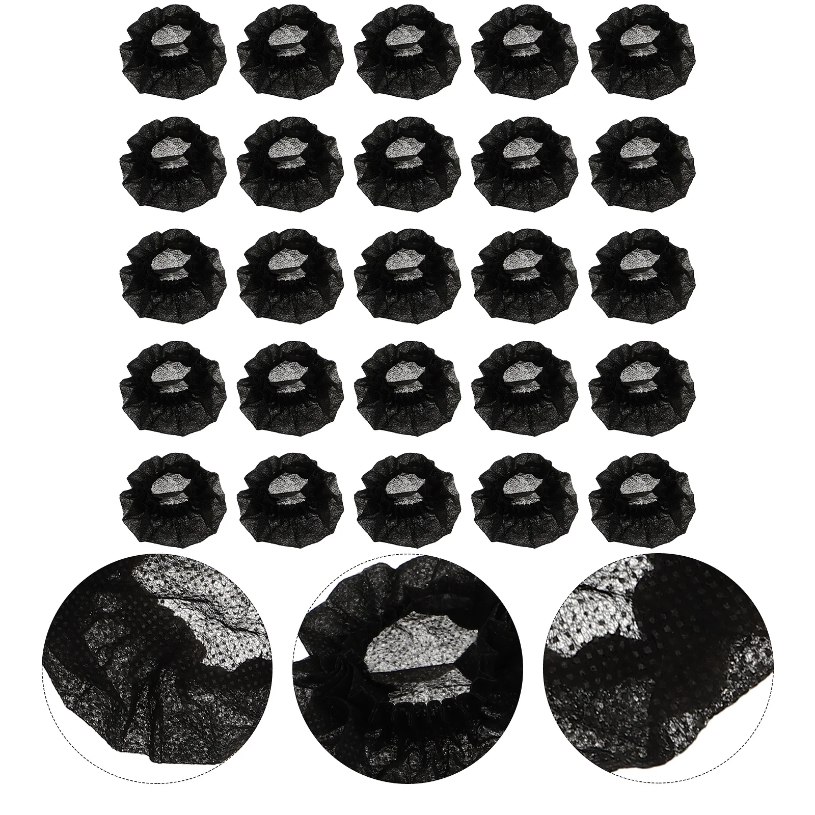 

100pcs Microphone Windscreen Cover Anti-Splash Non-Woven Mic Protector For Ktv Disposable Audio Accessory Noise Reduction Mic