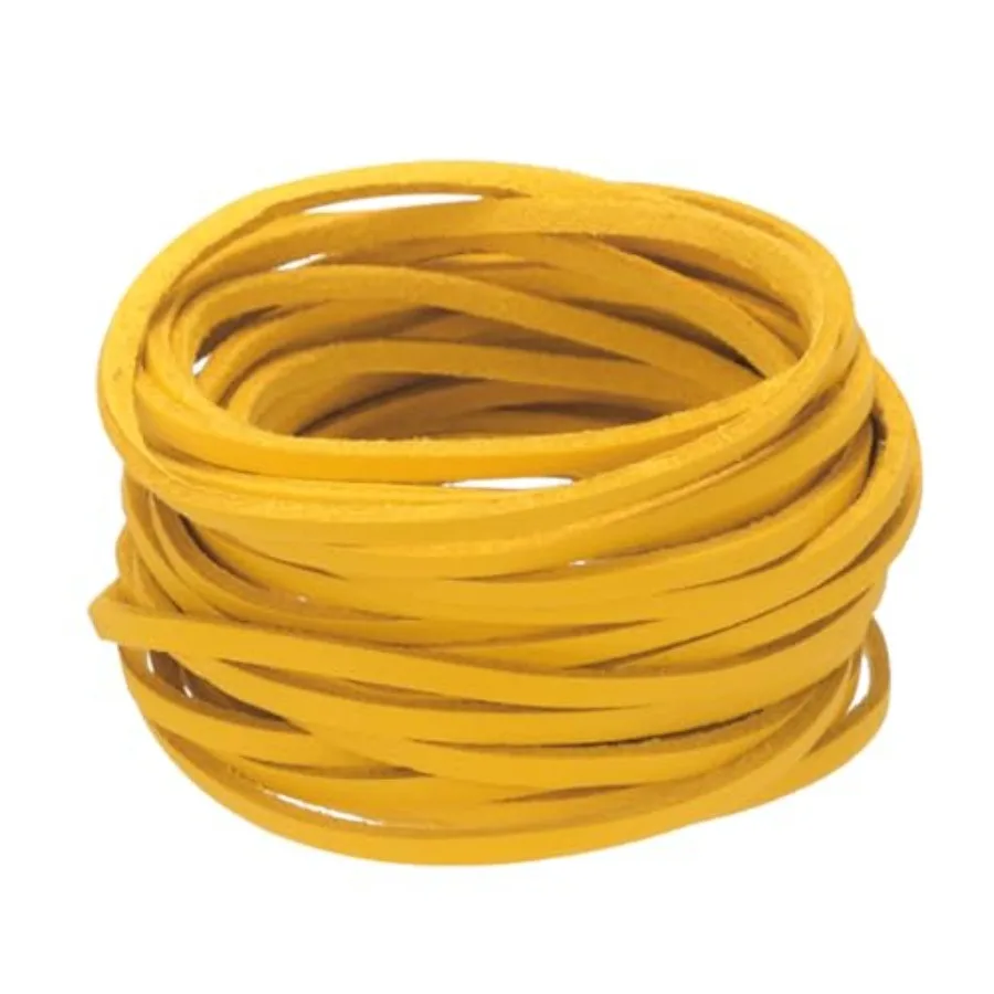Faux Leather Cord Suede Cord, 5.5 Yards 2.6mm String Flat Rope Thread for Bracelet Necklace Beading Jewelry DIY Art Crafts,,1 P