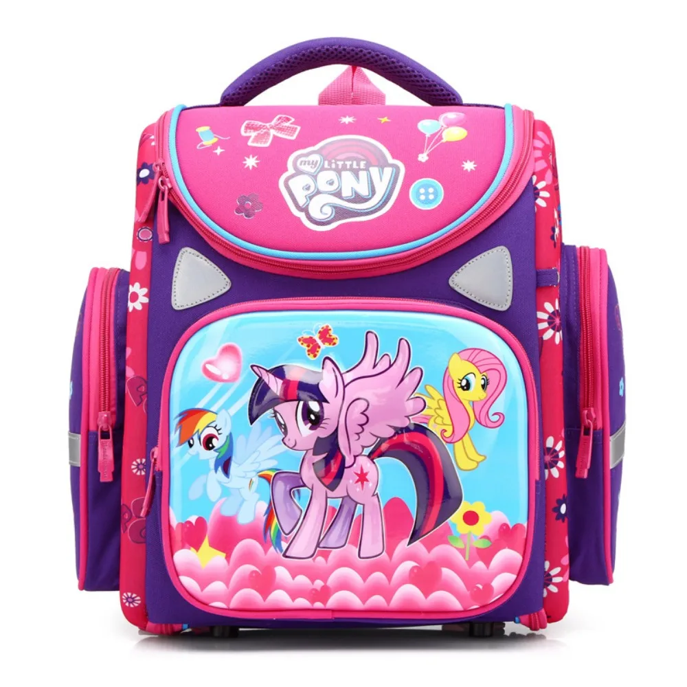 Primary School Students' Space Spine Protection Backpacks Fashionable Cartoon Large Capacity Light Children's Folding Backpacks