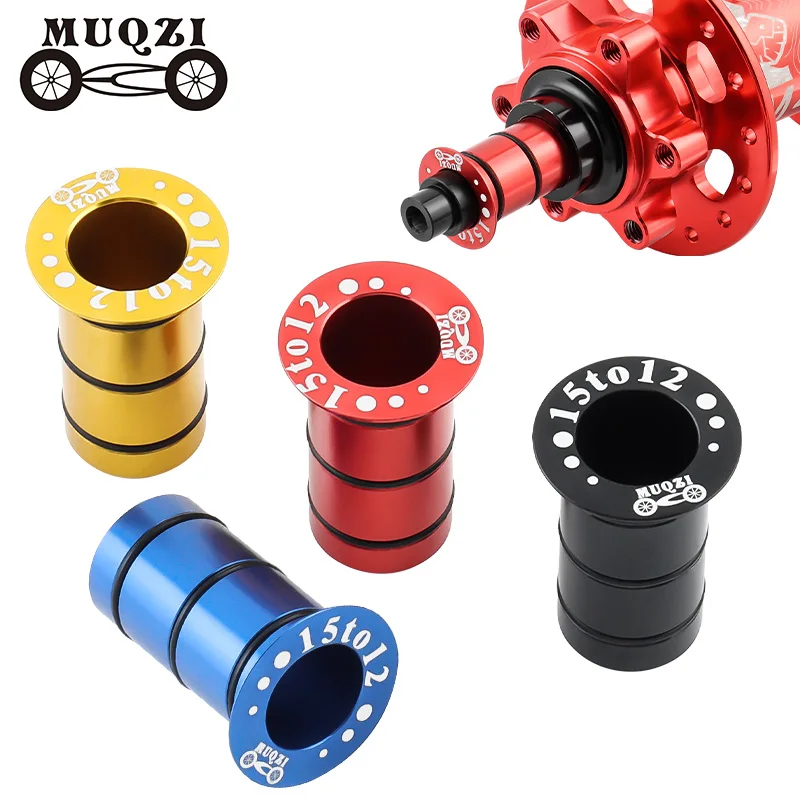 MUQZI Bike Hub Thru Axle Adapter 100×15MM to 100×12MM Front Thru Axle Adapter