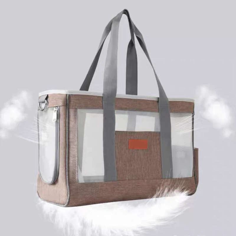 High Quality Custom Airline Approved Pet Tote Bag New Design Breathable Tote Bag Cat Pet Tote Bag