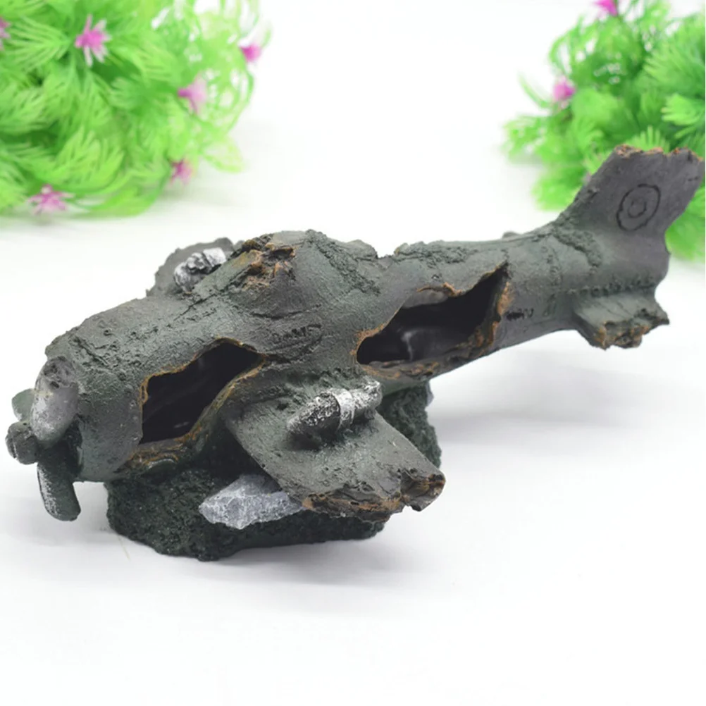 

2 Pcs Aquarium Landscape Decoration Decorative Statues Accessory Fish Tank Accessories Figurines