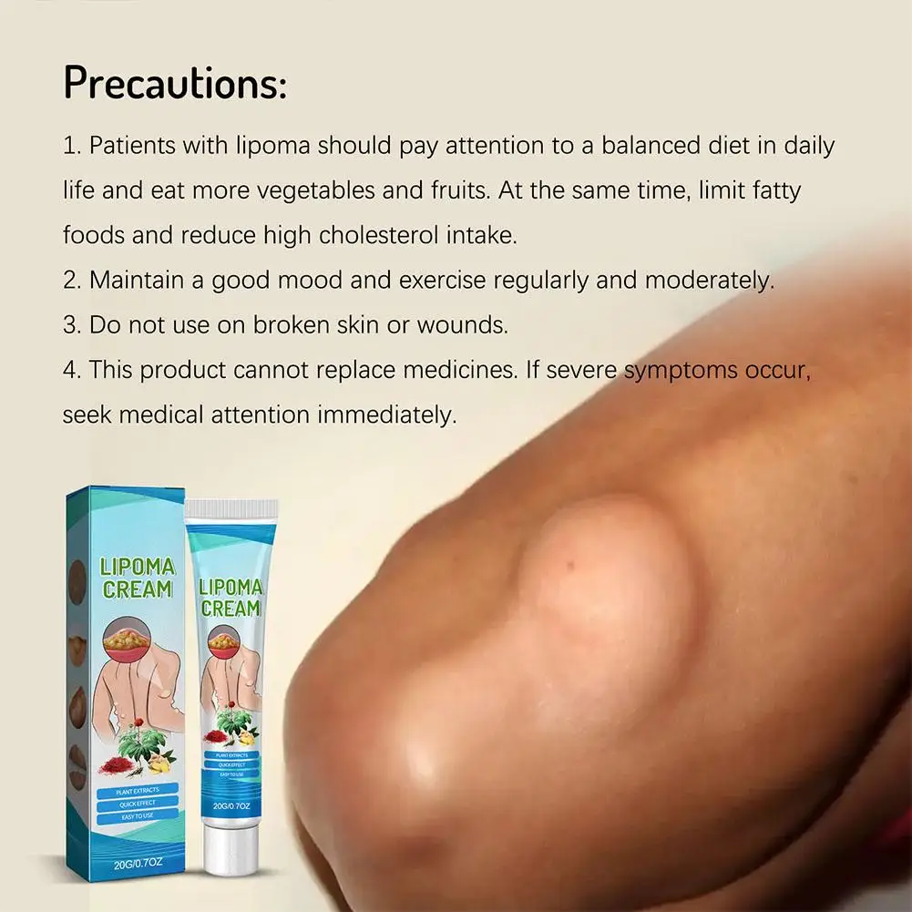 Natural Plant Lipoma Removal Cream Extract Treatments Plaster Removes Lipomas Fibroids Subcutaneous Lumps Pain Relief Skin Care