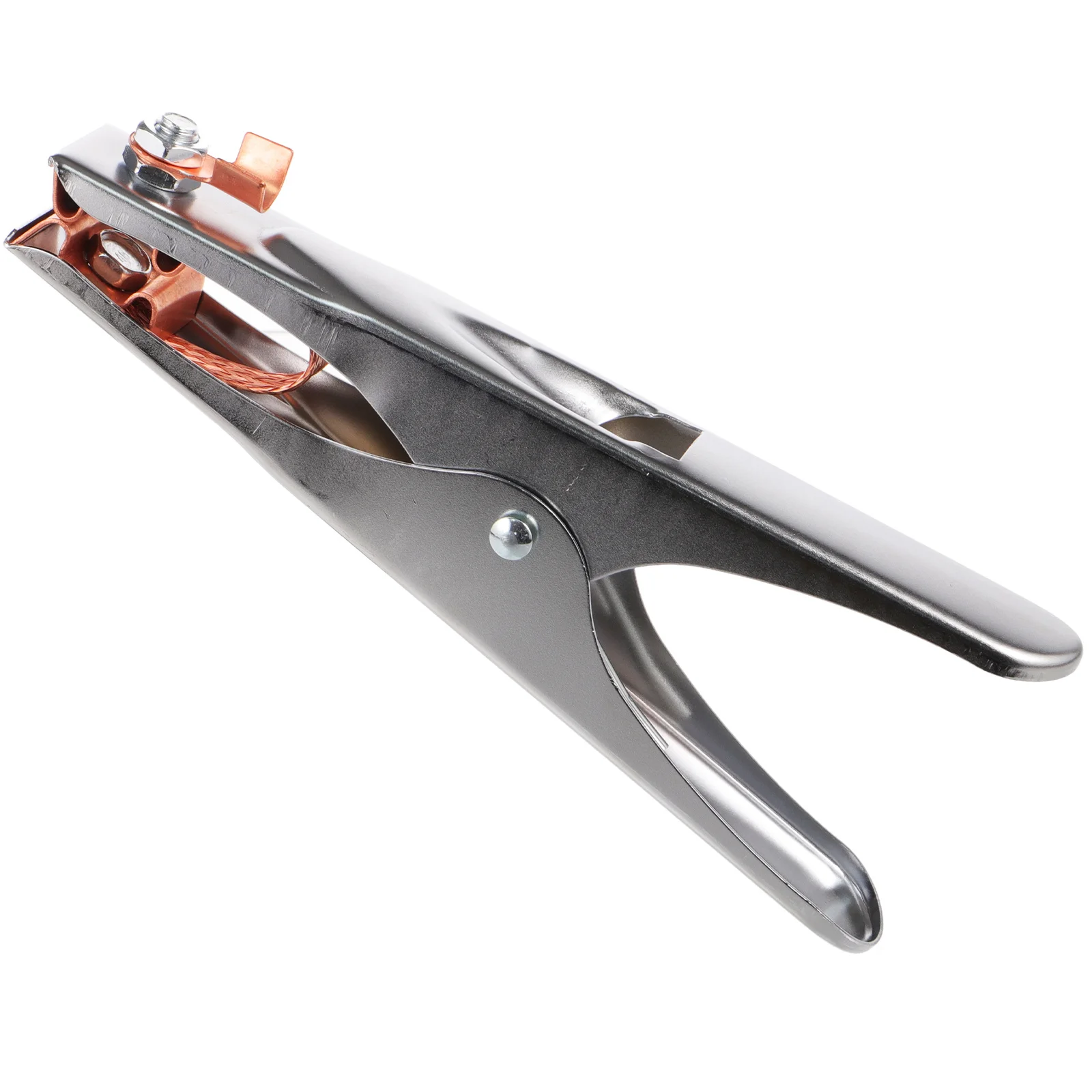 

800A Chrome-Plated Grounding Clamp Heavy Duty Welder Ground Clip Stable Efficient Flow Easy Installation Removal Protection