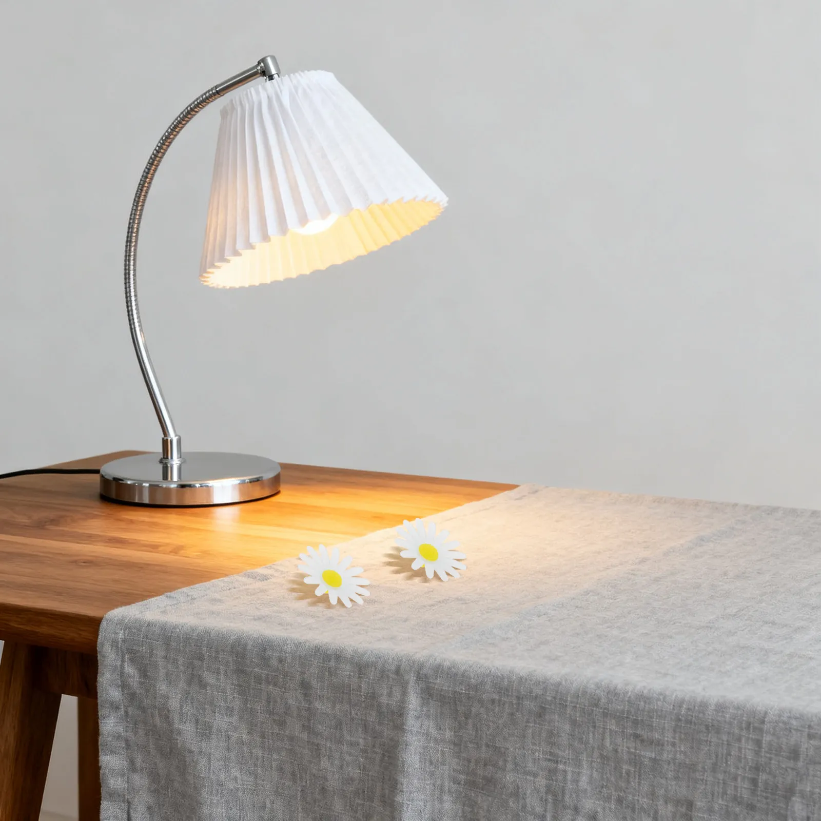 100Pcs White Plastic Daisy Lampshade Caps for 5Mm Mini LED String Lights Festival Garden Party Wedding Decorative Shades Flower