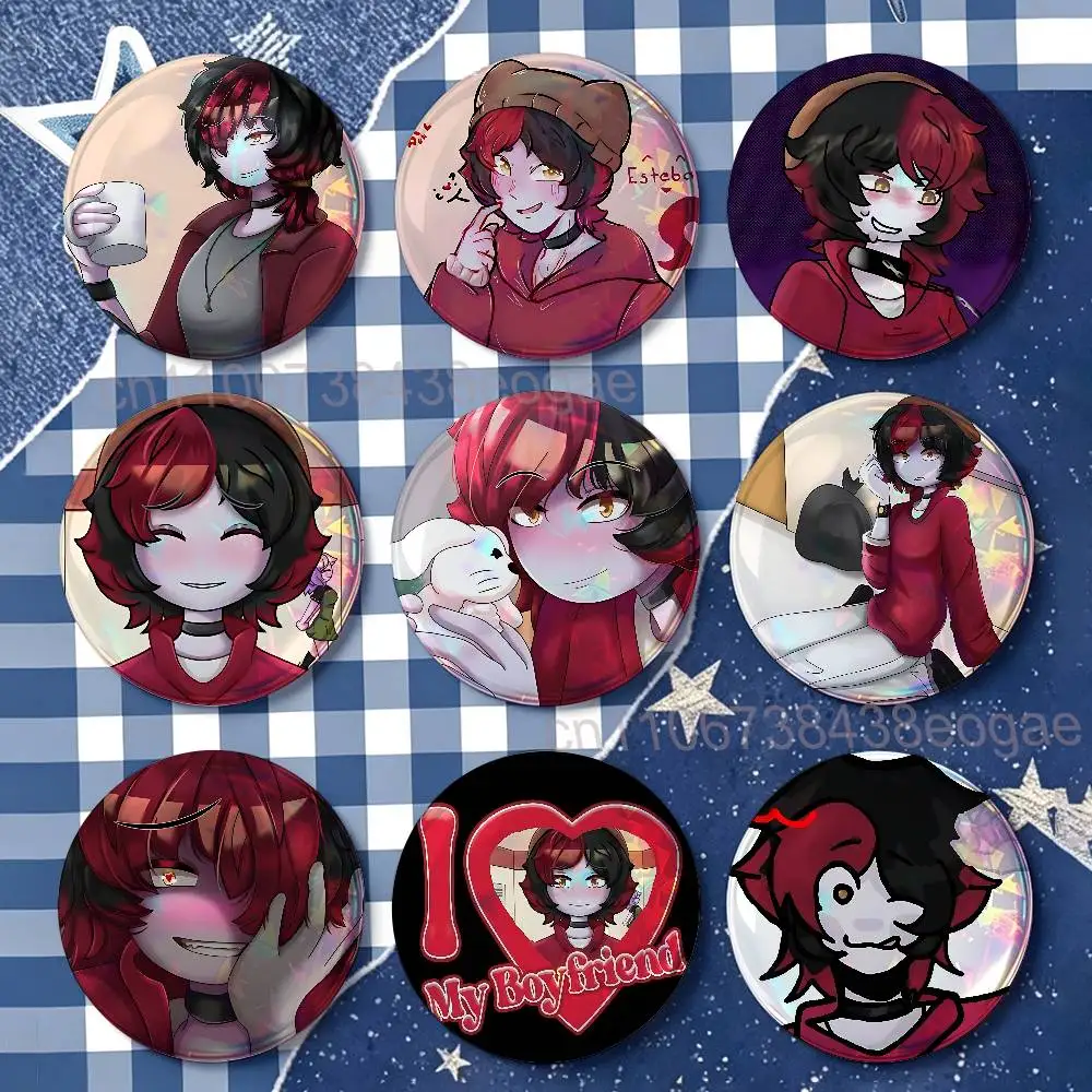 Esteban Lorven Custom Badges 75mm 44mm 25mm 32mm 58mm Hat Backpack Accessories Toys Collect Gifts Large