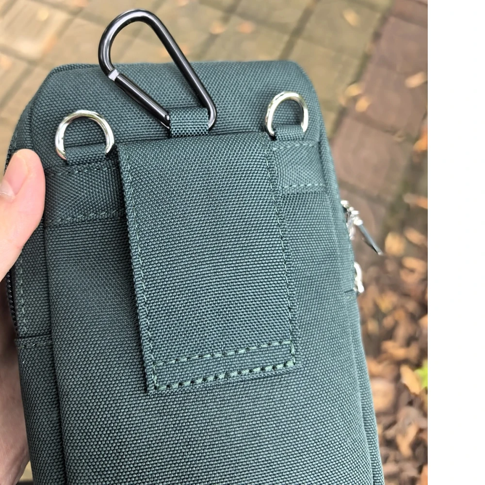FiiO NEST-EDC Bird Nest Storage Bag Double Zipper Layered Design Outdoor Portable Mp3 Storage Bag with Shoulder Strap view 6