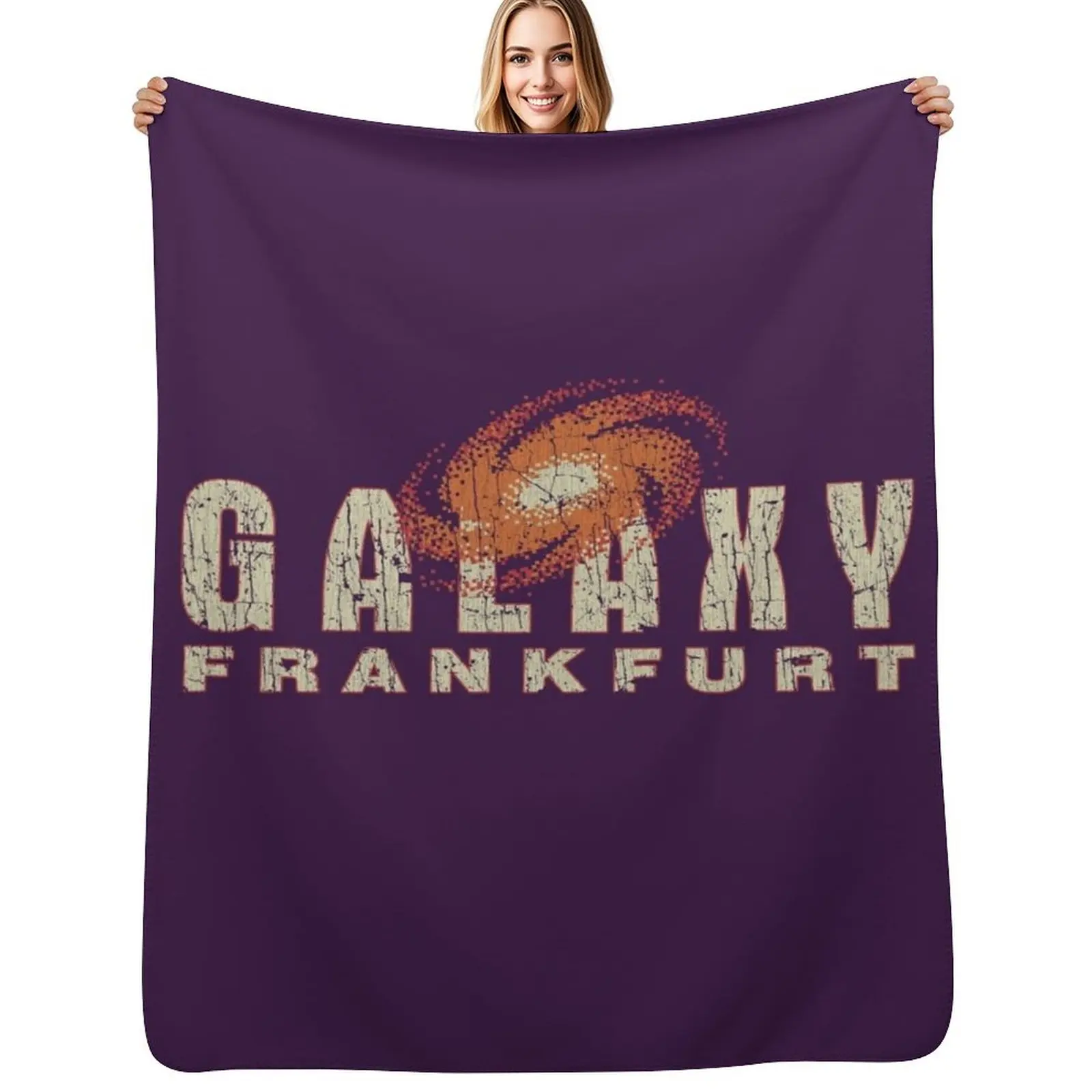

Frankfurt Galaxy 1991 Throw Blanket Luxury Shaggy sofa bed Furry Blankets