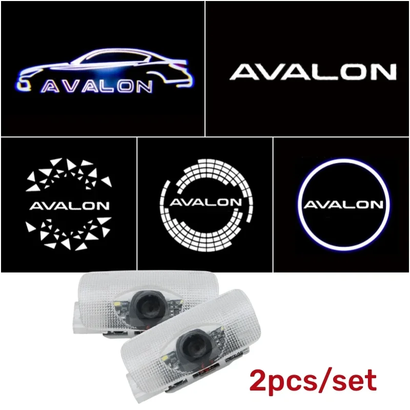 Car Door Welcome LED Light Courtesy Projector Ghost Shadow Lamp for Toyota Avalon 2013 2014 2015 2016 2017 2018 2019 Accessories