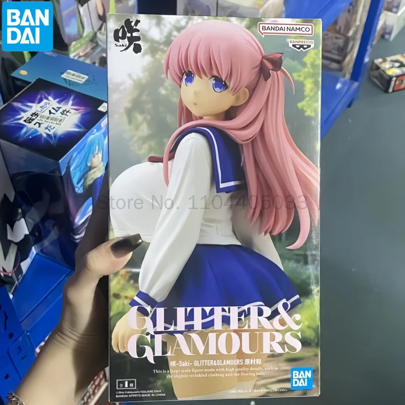 Bandai In Stock Banpresto Glitter Glamours Saki Nodoka Haramura Anime Collectible Figure 27cm Model Desktop Display Toys Gifts