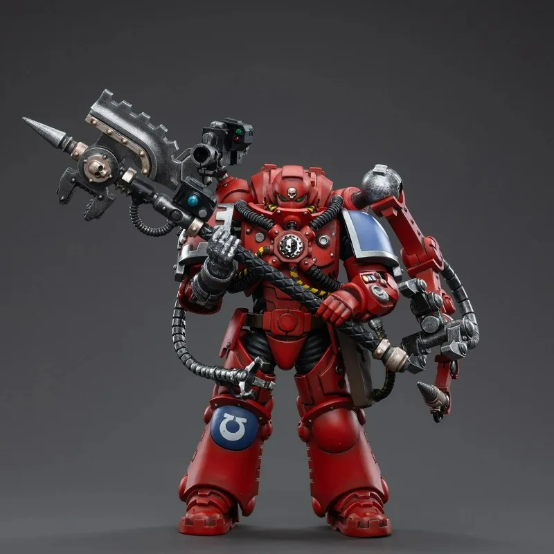 JOYTOY Warhammer 40K 1/18 Action Figure Ultramarines Primaris Techmarine Anime Militair Model Decor Collectible Desktop Ornament