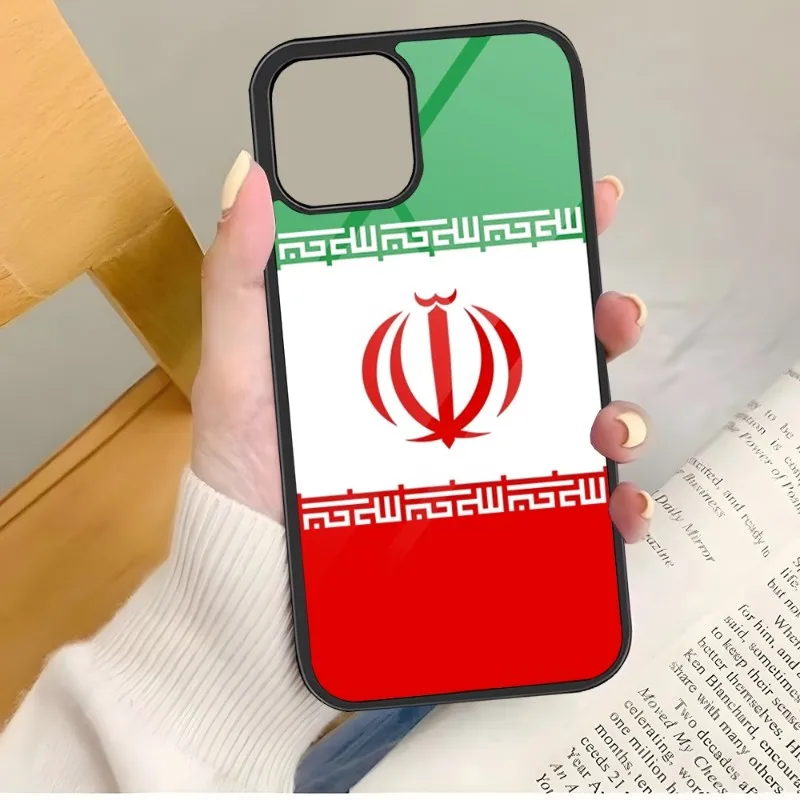 Iran Flag Phone Case PC+TPU Funda For Samsung Galaxy S10 S30 S22 S20 S21 Plus Ultra Note 10 Pro 20 Luxury Cover