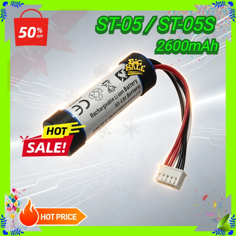 3.78V 2600mAh Replacement Speaker Battery ST-05 ST-05S for Sony SRS-XB21 SRSXB21