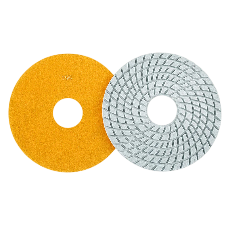 1 Stück 10 Zoll 250 MM Diamant-Polierpad für Nassanwendung auf Stein, Granit, Beton, Marmor, Terrazzo, Polierer, Schleifscheibe, Körnung 50-3000 – Detail 3
