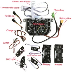 Placa base KCQ para patinete de equilibrio, sistema único de 6,5 pulgadas, accesorios para aeropatín con Bluetooth, Original de fábrica