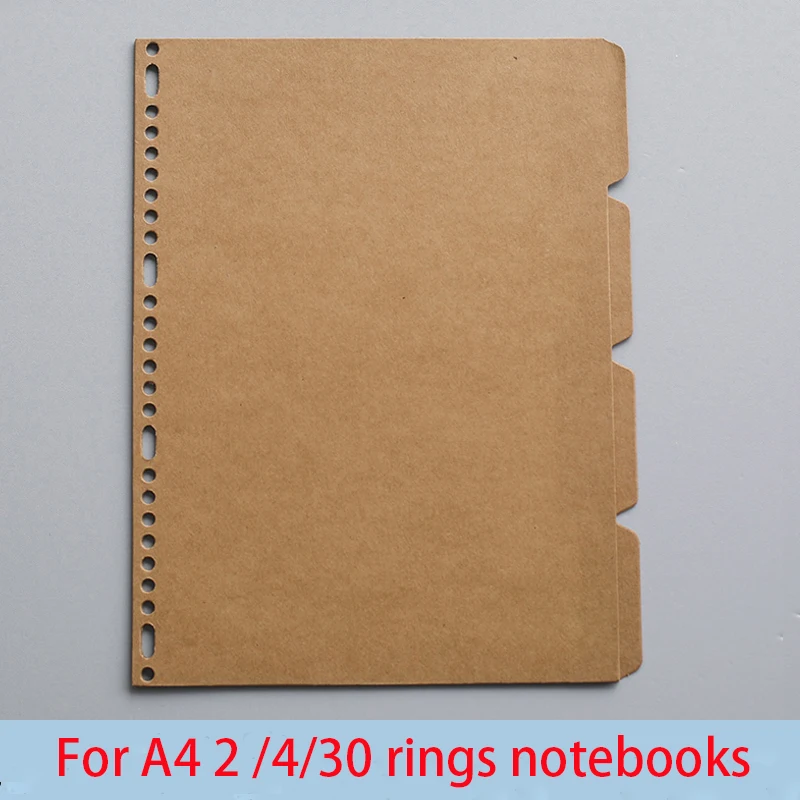 2 Packs A4 Planner Dividers Zipper Bag Accessories