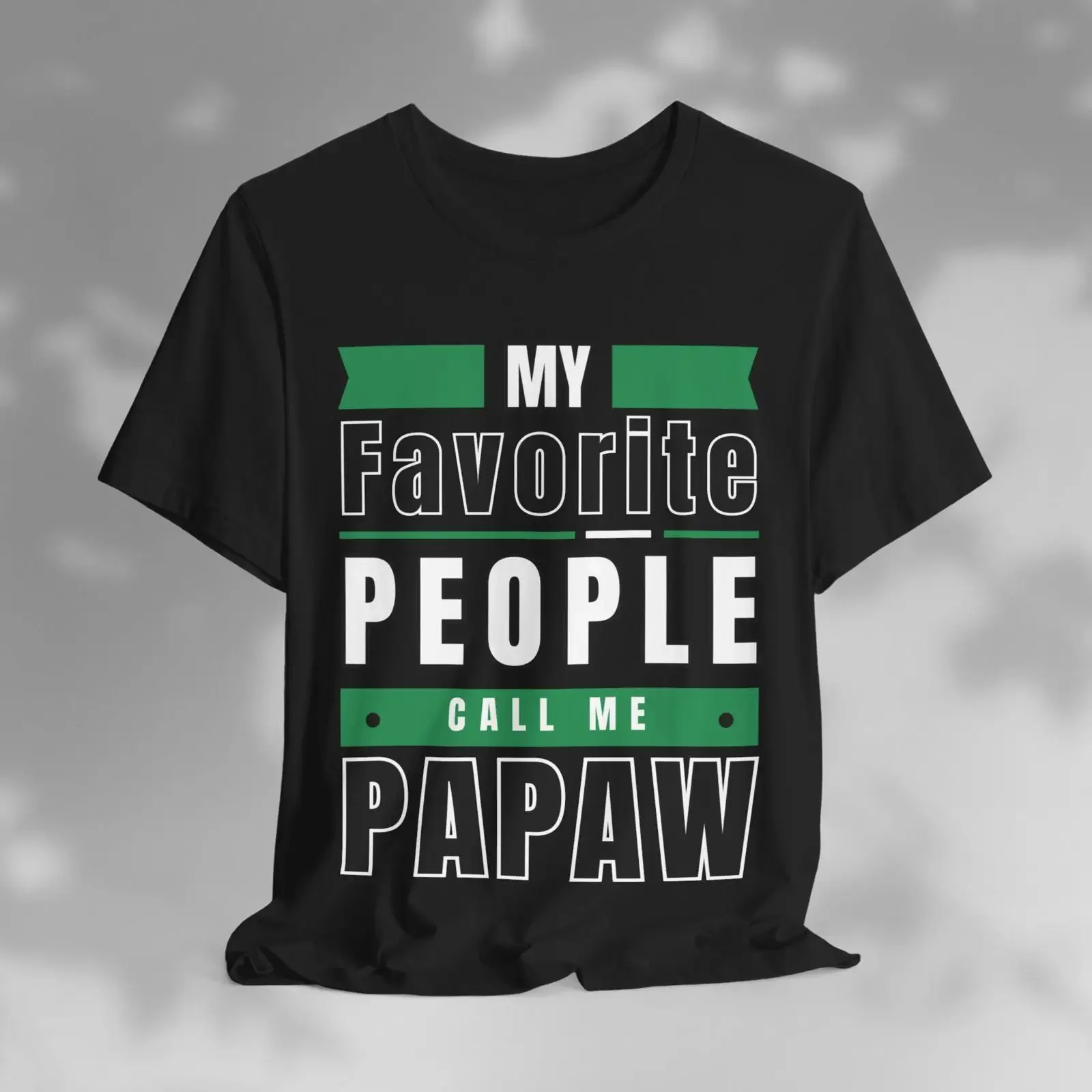 Meine Lieblingsmenschen nennen mich Papaw T-Shirt Lustig Bester aller Zeiten für Großvater 2024 Trendiger Opa Lässig Vintage Gewaschen Atmungsaktiv