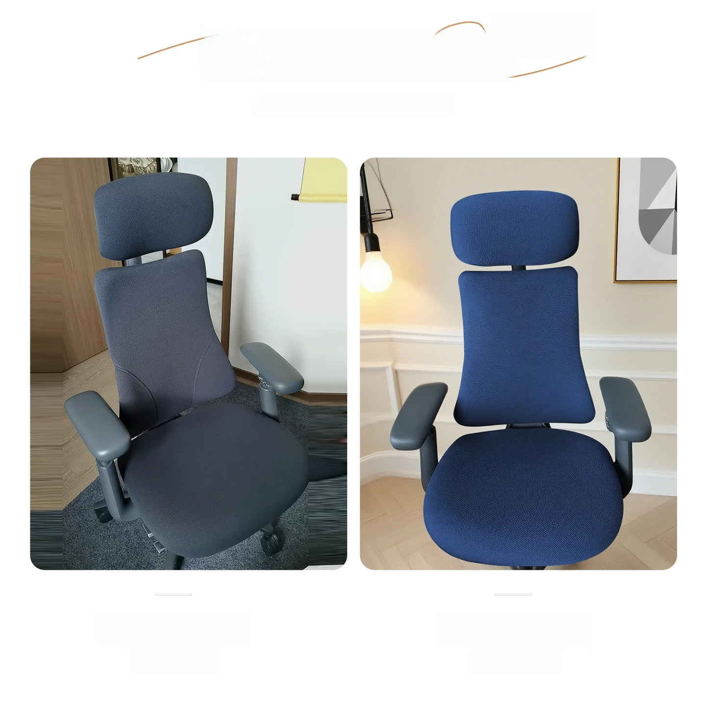 Ergonomic Computer Chair Cover Dynamic Human Machine Engineering Universal Elastic LiberNovo Omni Modern Minimalist Style