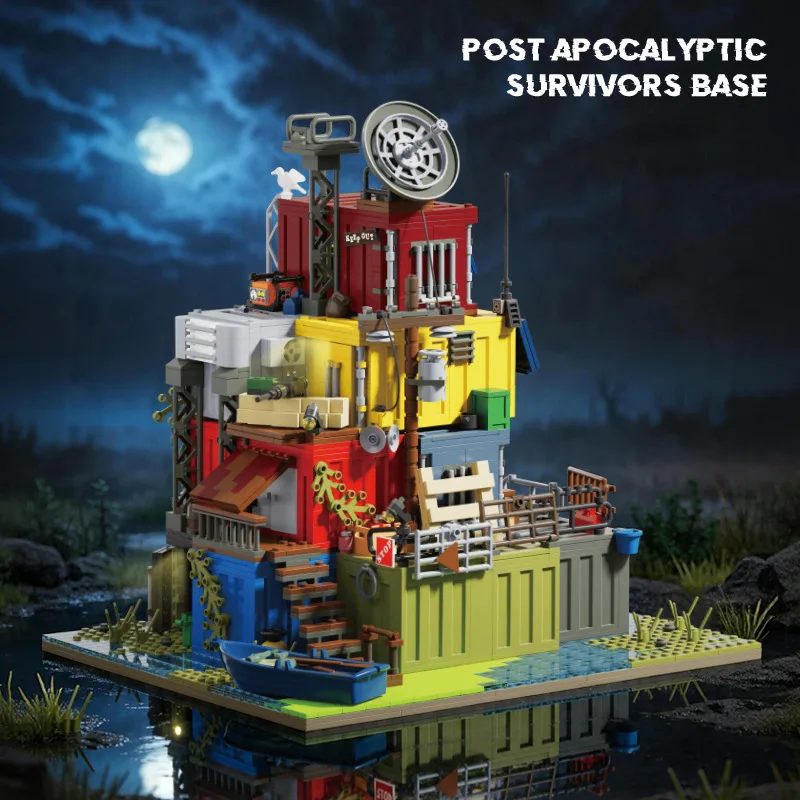 

2859pcs City Ruins Survival Fortress Building Blocks 66202 Educational Assembly Model for Children