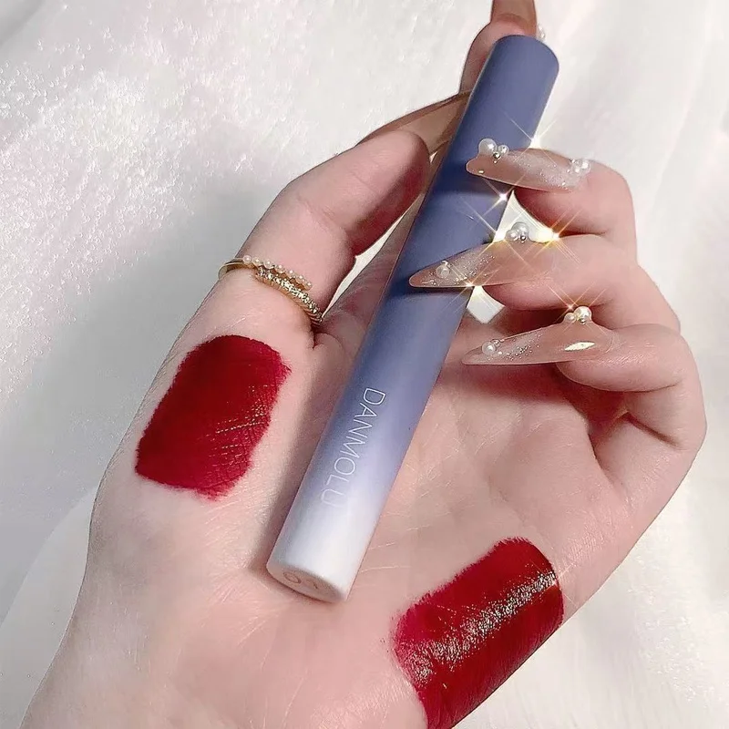 Lipstick Set 5 Colors Matte Long Lasting Waterproof Non-Stick Cup Lip Glaze Not Easy To Fade Red Lips Lip Tint Cosmetic Makeup S5b4cc5a604a4490e87a364be696b4ecaF