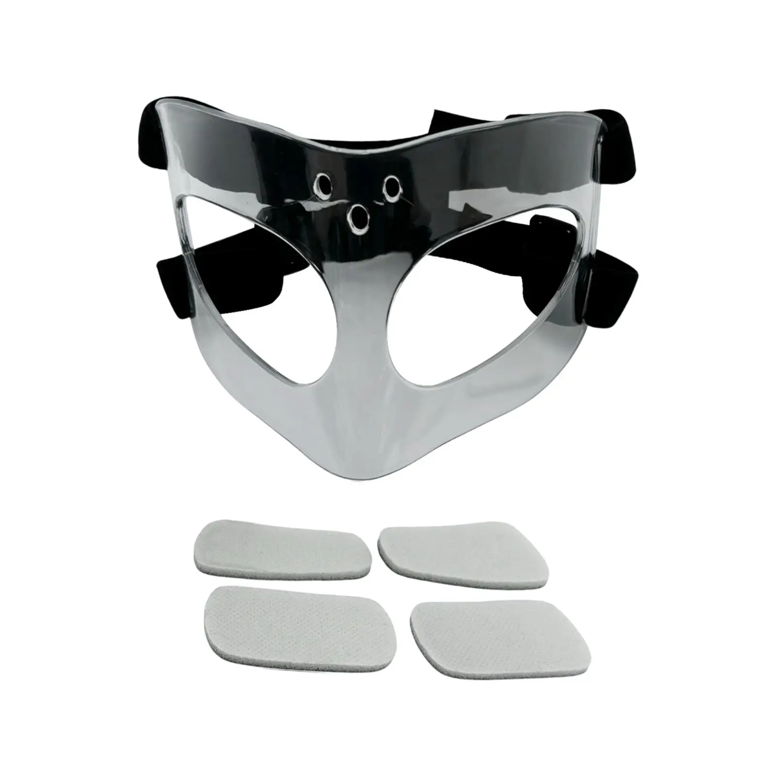 Basketball Mask Nose Guard Protector Basketball Equipment with Padded Protective Facial Cover Face Shield Mask for Football