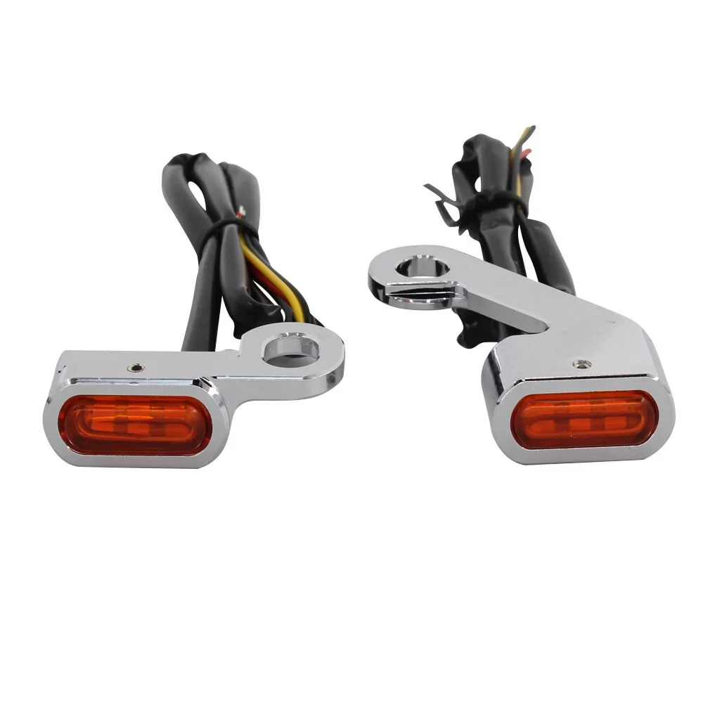 Motorcycle Mini LED Flashing Turn Signals Indicators Handle Grip Lamp For Harley Softail Touring 2009-2017 Softail 2015-20200 - Image 3