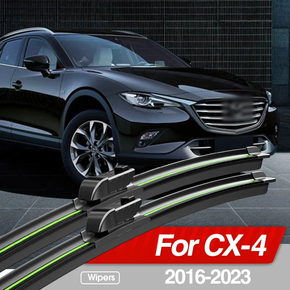 

For Mazda CX-4 CX4 CX 4 2016-2013 Front Windshield Wiper Blades 2pcs Windscreen Window Accessories 2017 2018 2019 2020 2021 2022