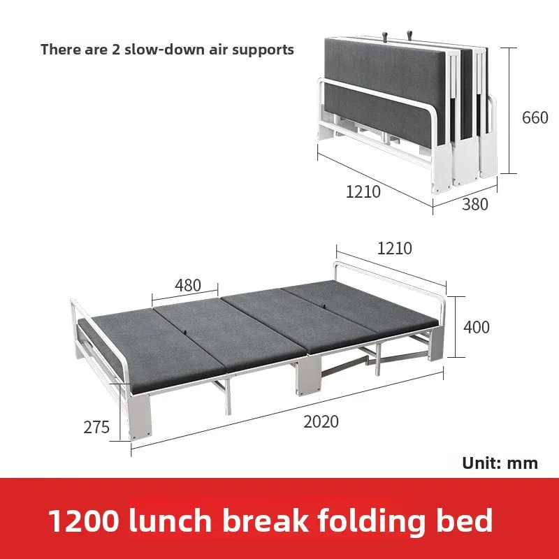 Multifunctional Study Living Room Invisible Bed Cabinet Desk Bookcase Integrated Dual-Purpose Balcony Folding Bed Retractable image 3