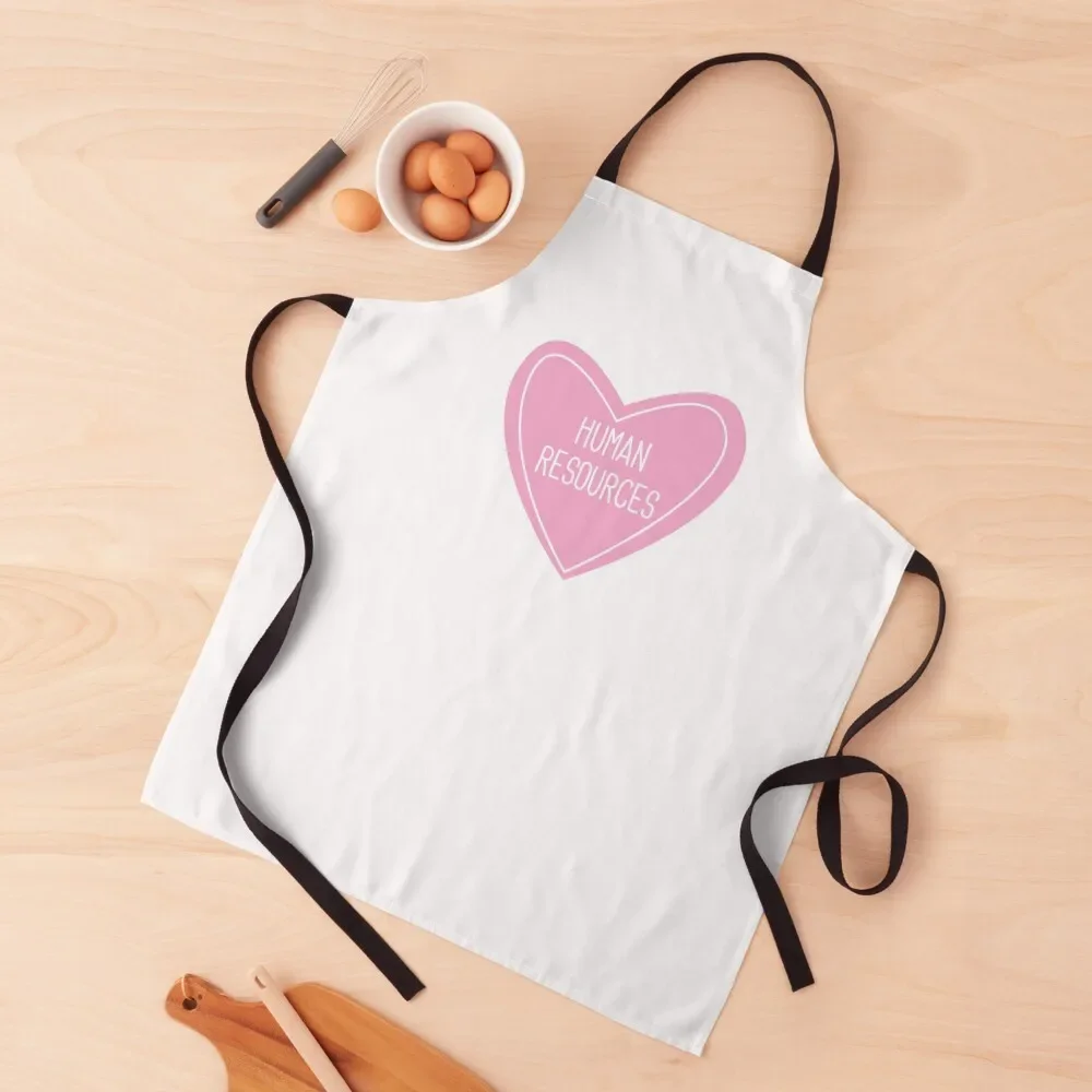 Human Resources Heart Apron Men's Kitchen japanese woman For Home Accessories men Apron