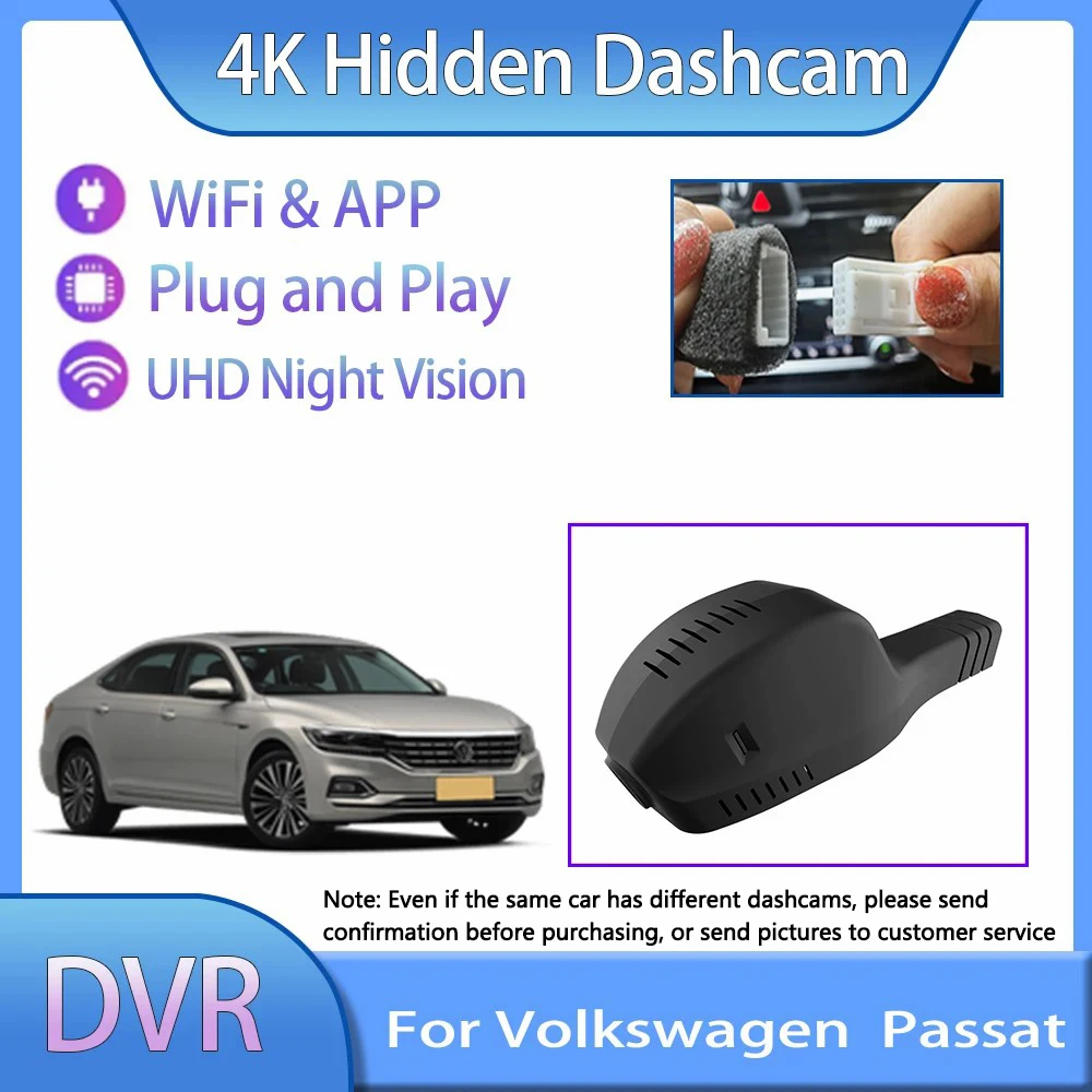 

Для Volkswagen VW Passat NMS MK1 A32 A33 2012 ~ 2019 WIFI передняя и задняя видеорегистратор автомобильные аксессуары видеорегистратор камера рекордер Play Auto Android