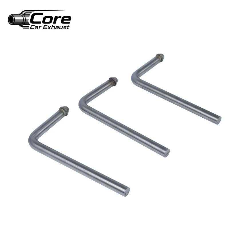 

Universal Car Parts 304 Stainless Steel Exhaust Pipe Modified Fasten Hook Muffler Hanger 90° and 0 Degree Welding Fix Accessory