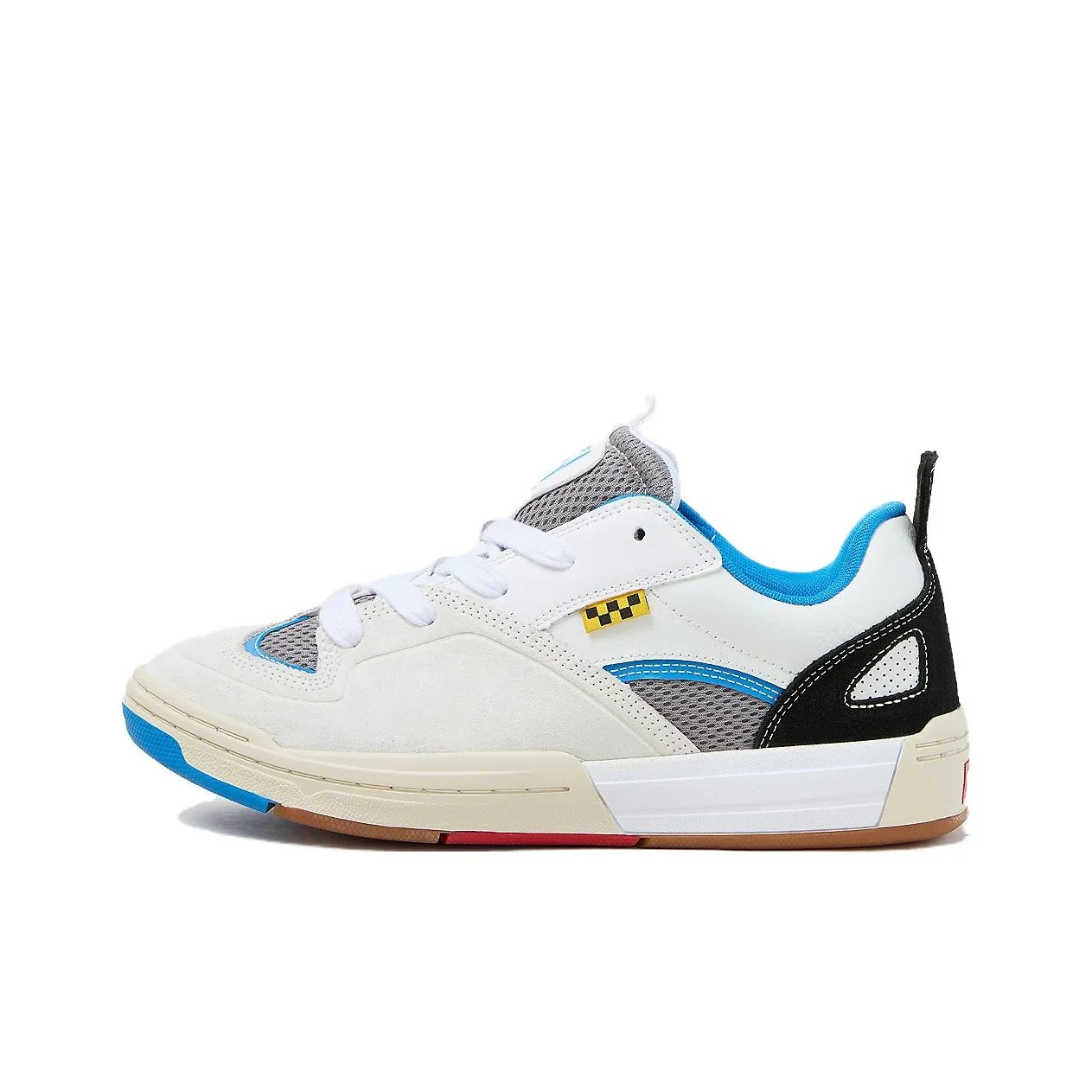 scarpe-da-skateboard-vans-resistenti-all'abrasione-modello-low-top-unisex-bianco-e-blu-vn000cuywtm