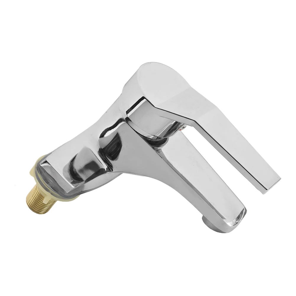 Bathroom Upgrade Basin Faucet Rust Resistant Bathroom Fixture for Simple Upgrade Solution Temperature Handles Bathroom