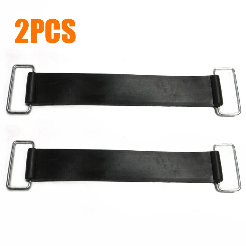 2Pcs Durable Motorcycle Battery Rubber Band Strap Fixed Holder Elastic Bandage Belt Stretchable For Honda Yamaha Suzuki 18-23cm