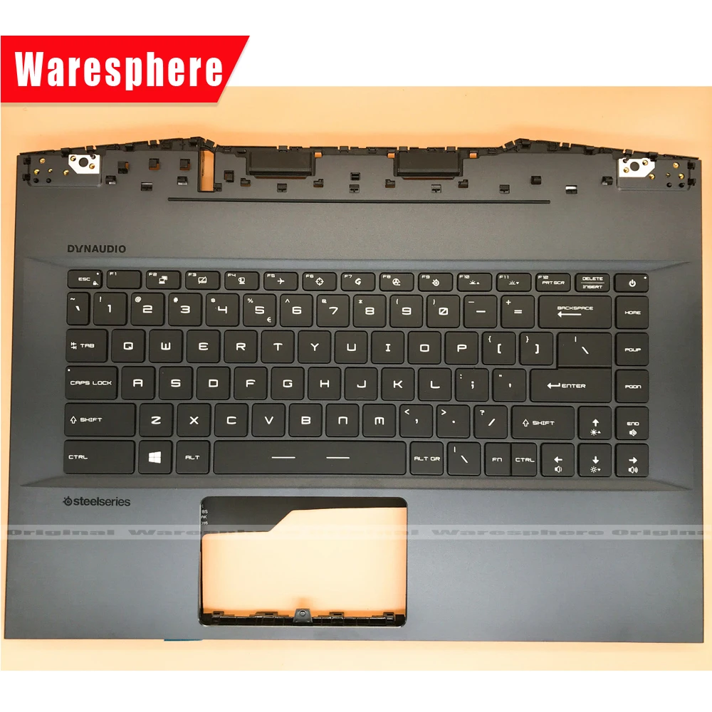 

New Original Palmrest With Backlit Keyboard For MSI GE66 Top Upper Case MS-1544 MS-1543 544C412 543C411