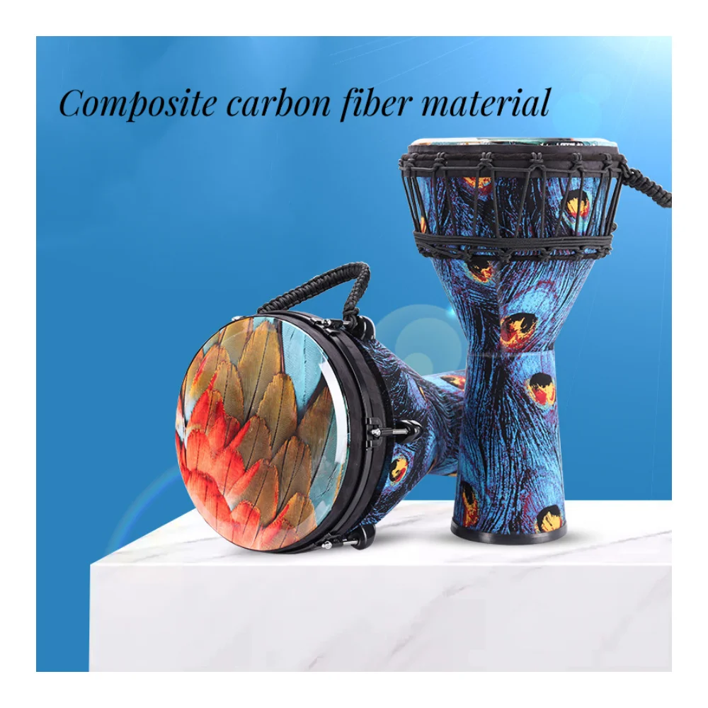12-Inch Professional African Djembe High Quality Percussion Instrument for Drum Enthusiasts