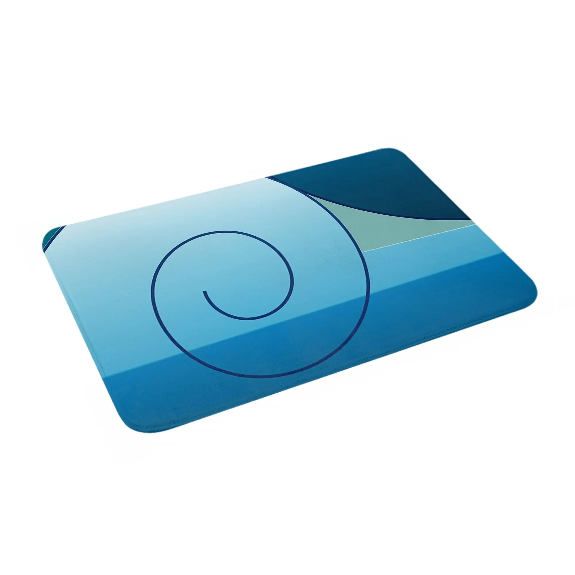 

Противоскользящий коврик для двери The Swirl of A Shell, напольный коврик, пыленепроницаемый ковер для кухни, входа, дома, балкона, коврики для ног